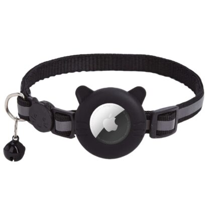 Reflective Breakaway Cat Collar with AirTag Holder & Bell