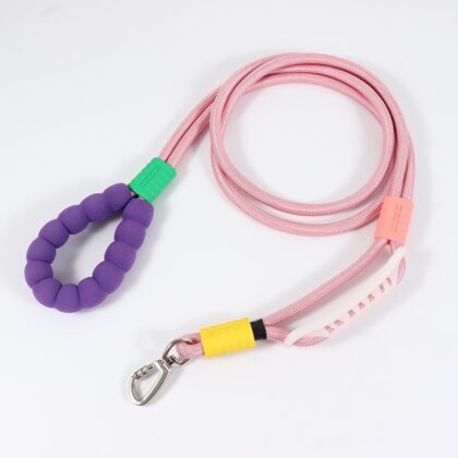 Shock-Control Slip Dog Leash with Swivel Ring