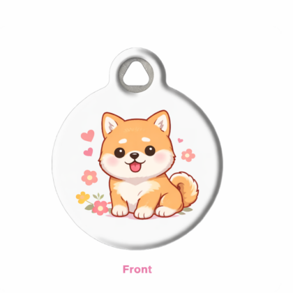Shiba Inu Pet ID Tag