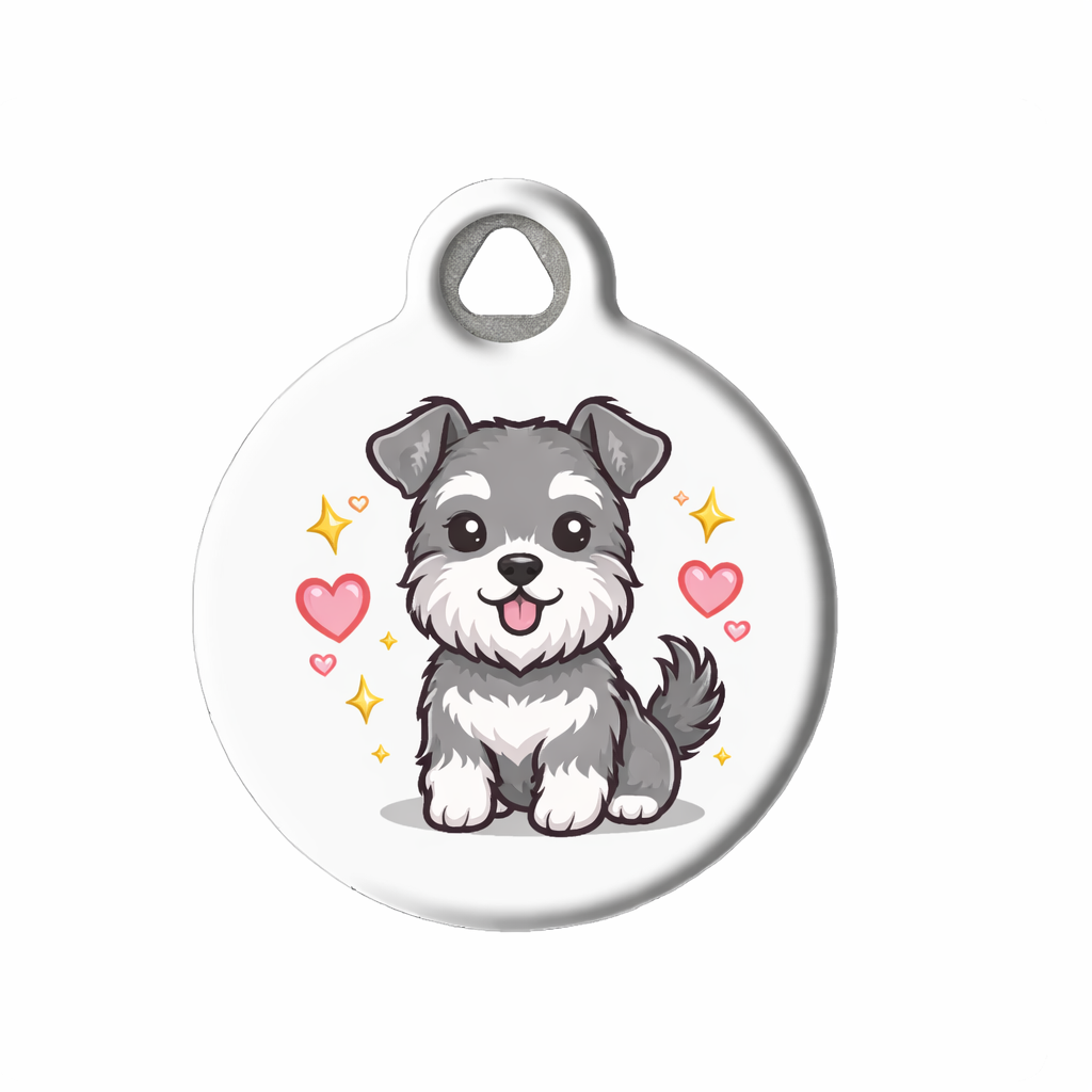 Schnauzer Pet ID Tag