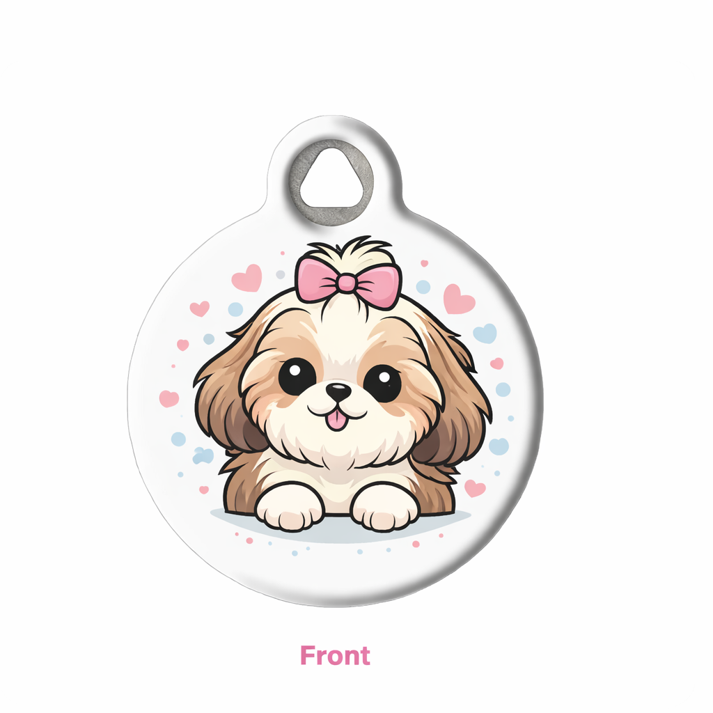 Shih Tzu Dog ID Tag