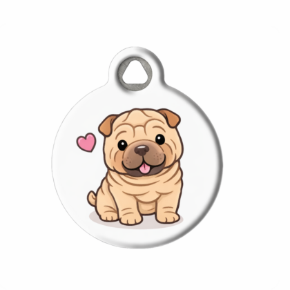Shar Pei Dog ID Tag