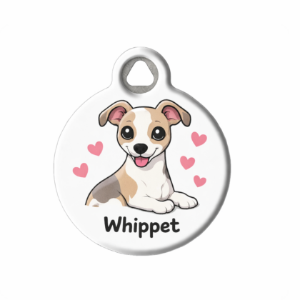 Whippet Dog ID Tag