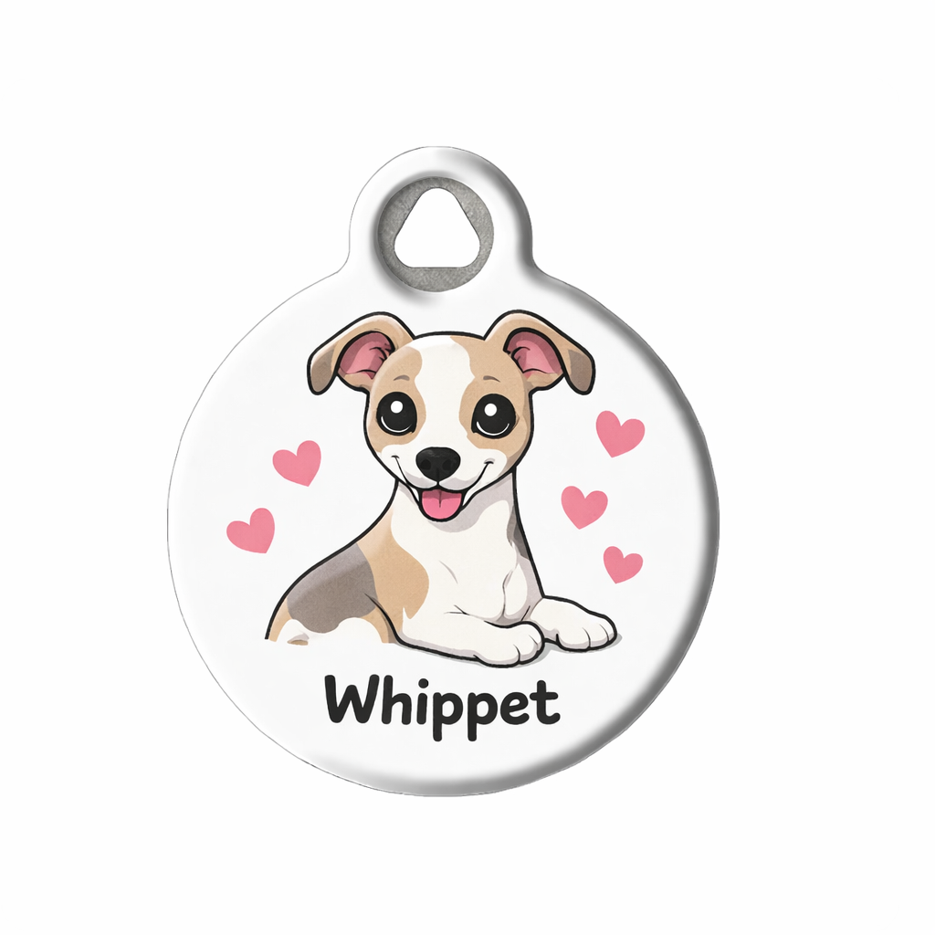 Whippet Dog ID Tag