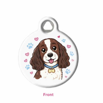 Springer Spaniel Pet ID Tag