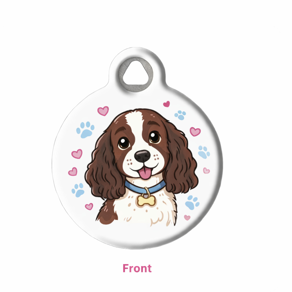 Springer Spaniel Pet ID Tag