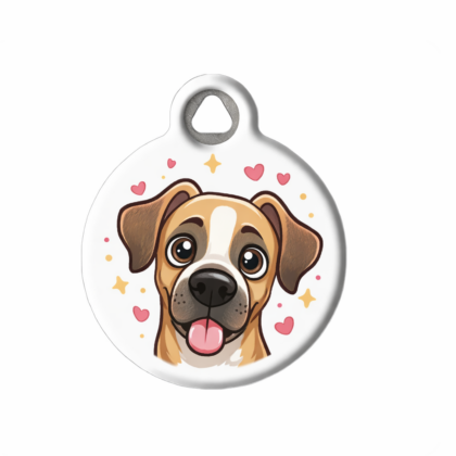 Cute Great Dane Pet ID Tag