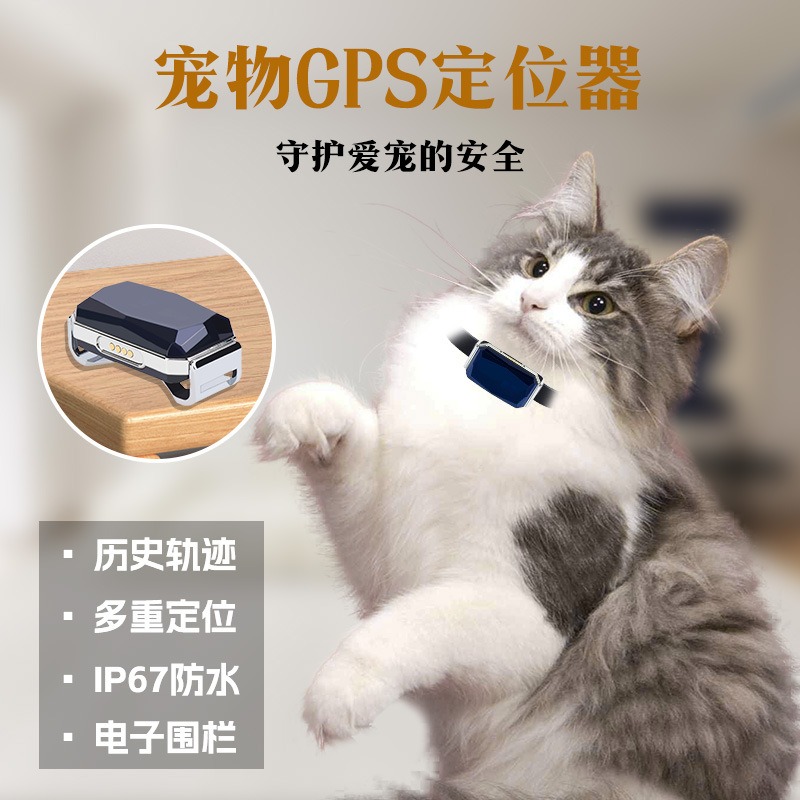 G12 Smart Pet GPS Tracker with Waterproof Collar Mount