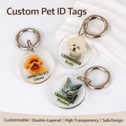 Personalized Photo Pet ID Tag