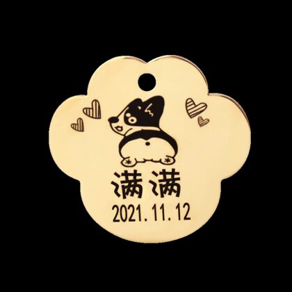 Custom Laser-Engraved Pet ID Tag