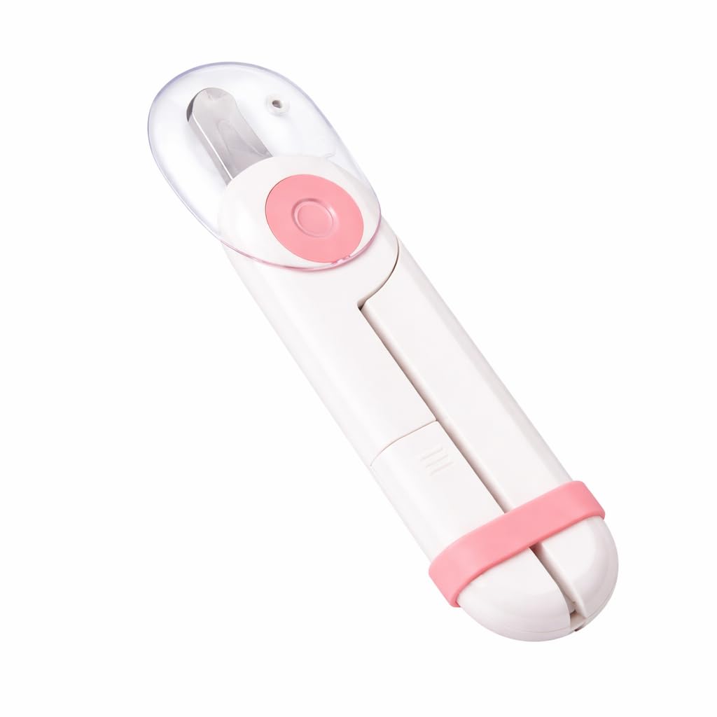 Keatsy Cat and Dog Nail Clippers, Adjustable Hole Stainless Steel Pet Nail Scissors with Nail Catcher and Built-in File