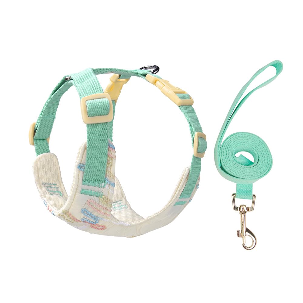 Keatsy Breathable Dog Harness with Detachable Backpack, Soft Fabric Pet Vest for Puppies and Cats, Lightweight Outdoor Walking Harness - Image 8