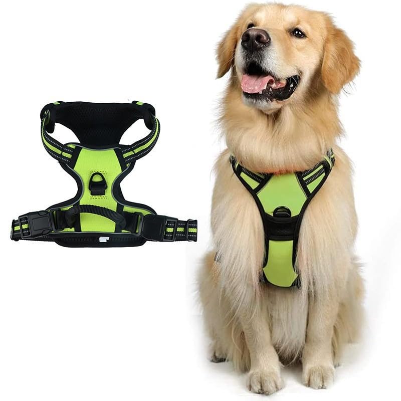 Keatsy Reflective Dog Harness and Leash Set, Adjustable Vest Harness for Large Dogs, Breathable and Comfortable for Daily Walking - Image 8