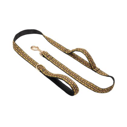 Adjustable Retractable Dog Leash for Medium and Large Dogs, Nylon Shock-Absorbing Walking Leash with Chest Attachment