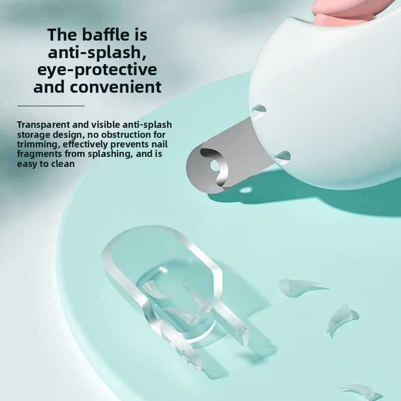 Keatsy Cat and Dog Nail Clippers, Adjustable Hole Stainless Steel Pet Nail Scissors with Nail Catcher and Built-in File - Image 4