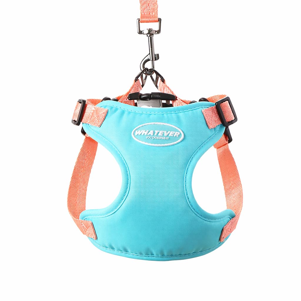 Keatsy Dog Harness and Leash Set, Adjustable Vest-Style Pet Harness with Leash, Lightweight Breathable Dog Walking Harness for Small and Medium Dogs