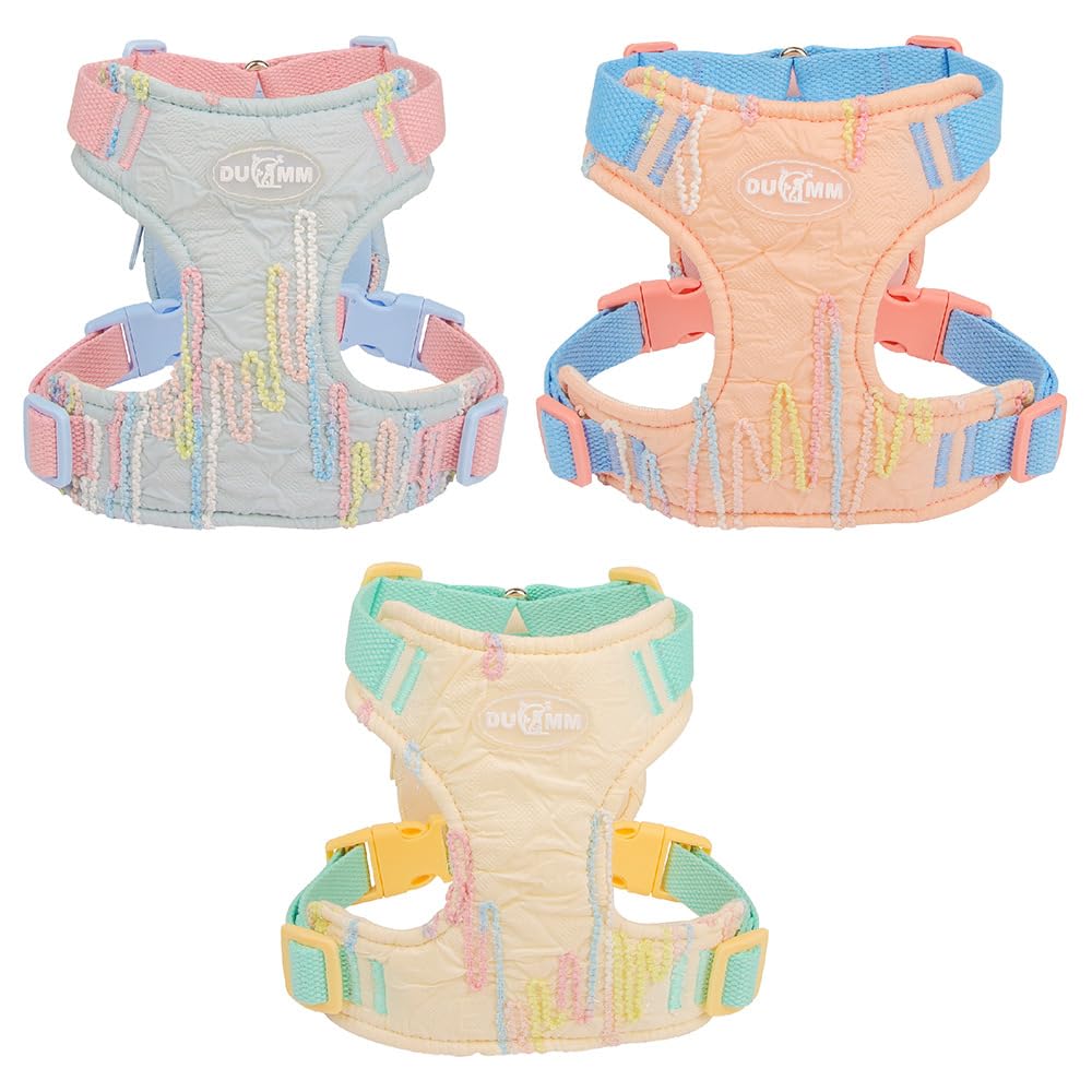 Keatsy Breathable Dog Harness with Detachable Backpack, Soft Fabric Pet Vest for Puppies and Cats, Lightweight Outdoor Walking Harness - Image 5