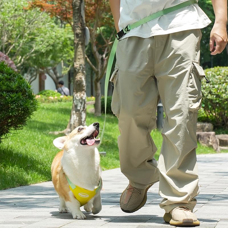 Keatsy Dog Harness and Leash Set, Adjustable Vest-Style Pet Harness with Leash, Lightweight Breathable Dog Walking Harness for Small and Medium Dogs - Image 4