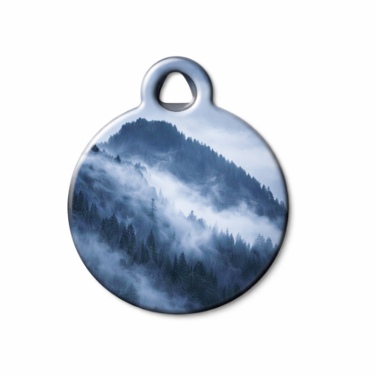 Misty Forest Nature Pet ID Tag