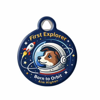 Laika Space Explorer Pet ID Tag