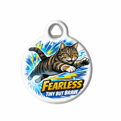 Fearless Leap Cat ID Tag