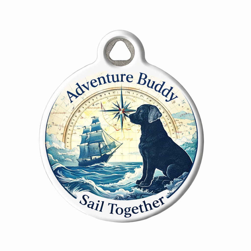 Adventure Buddy Nautical Pet ID Tag