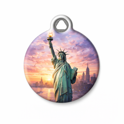 Statue of Liberty Pet ID Tag
