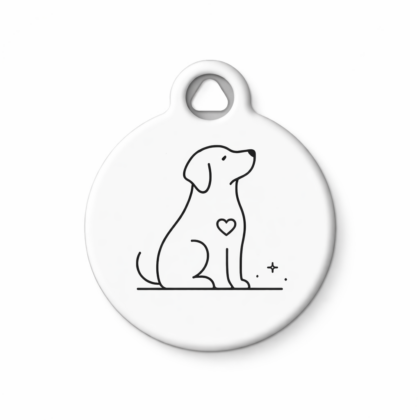 Minimalist Dog ID Tag