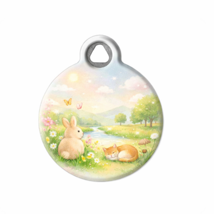Soft萌 Daily Watercolor Pet ID Tag