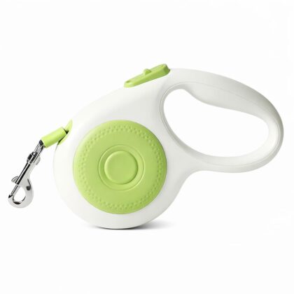 Keatsy Durable Nylon Tape Retractable Dog Leash, Impact-Resistant ABS Body, Comfortable for Long Outdoor Walks