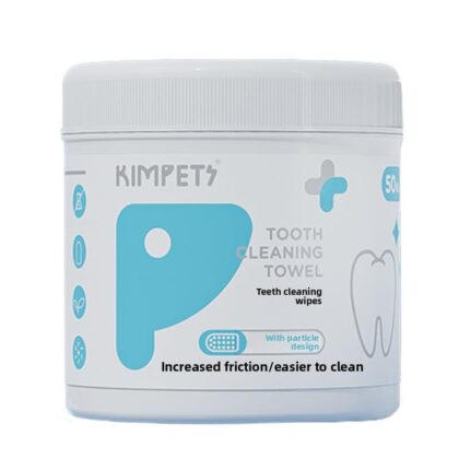 Keatsy Pet Dental Finger Wipes, Oral Care Cleaning Wipes for Dogs and Cats, Gentle Teeth & Gum Care
