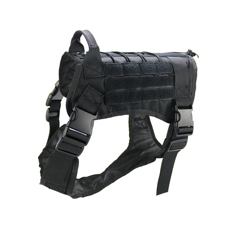Keatsy Tactical Dog Harness, Nylon Vest with Handle, Adjustable Pet Chest Harness for Large Dogs - Image 5