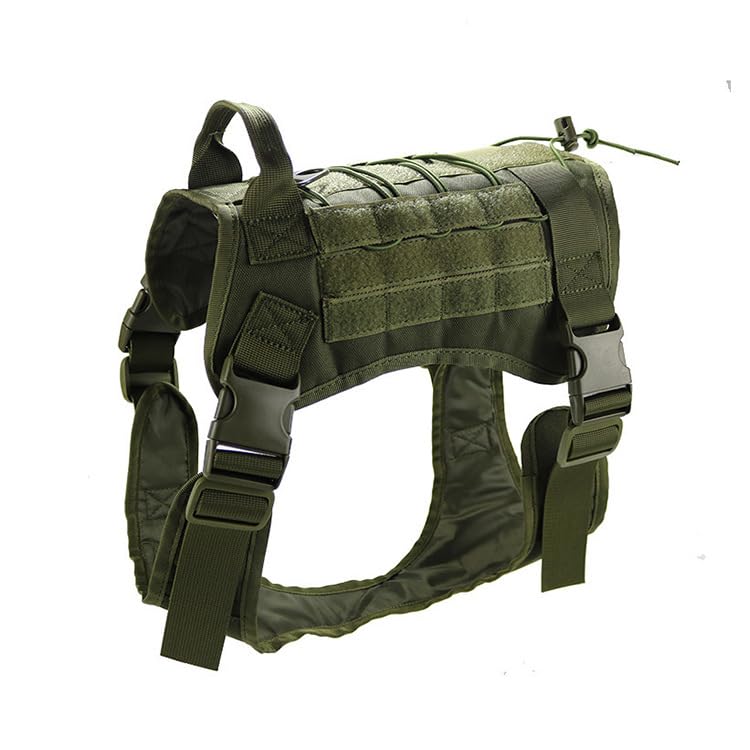 Keatsy Tactical Dog Harness, Nylon Vest with Handle, Adjustable Pet Chest Harness for Large Dogs - Image 7