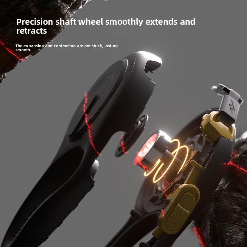 Keatsy Automatic Retractable Dog Leash with One-Button Lock, Tangle-Free Nylon Leash for Dogs and Cats, Ergonomic Handle for Outdoor Walking - Image 3