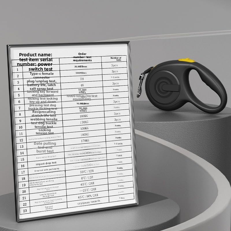 Keatsy Automatic Retractable Dog Leash with One-Button Lock, Tangle-Free Nylon Leash for Dogs and Cats, Ergonomic Handle for Outdoor Walking - Image 4