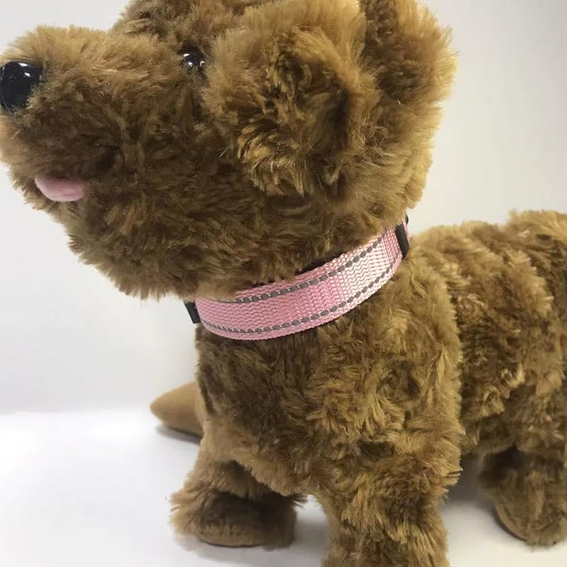 Keatsy Reflective Nylon Dog Collar, Adjustable Quick-Release Design with Metal D-Ring for Small and Medium Dogs - Image 7