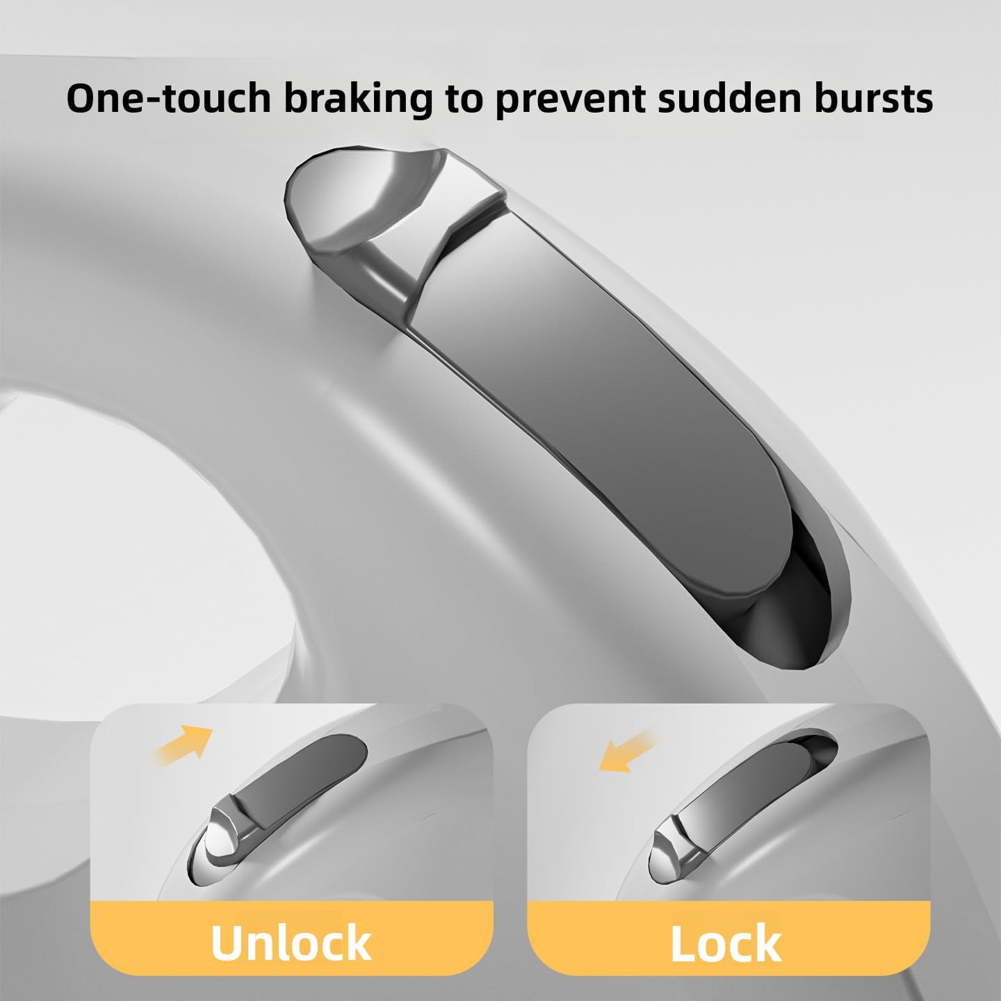 Keatsy Automatic Retractable Pet Leash for Dogs and Cats, 3M Tangle-Free Dog Leash, One-Button Brake, Lightweight Handle - Image 3