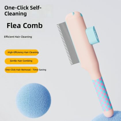 Cat Comb Cat Comb Pet Floating Hair Comb Needle Comb One-touch Floating Hair Comb Special Flea Comb Pet Comb