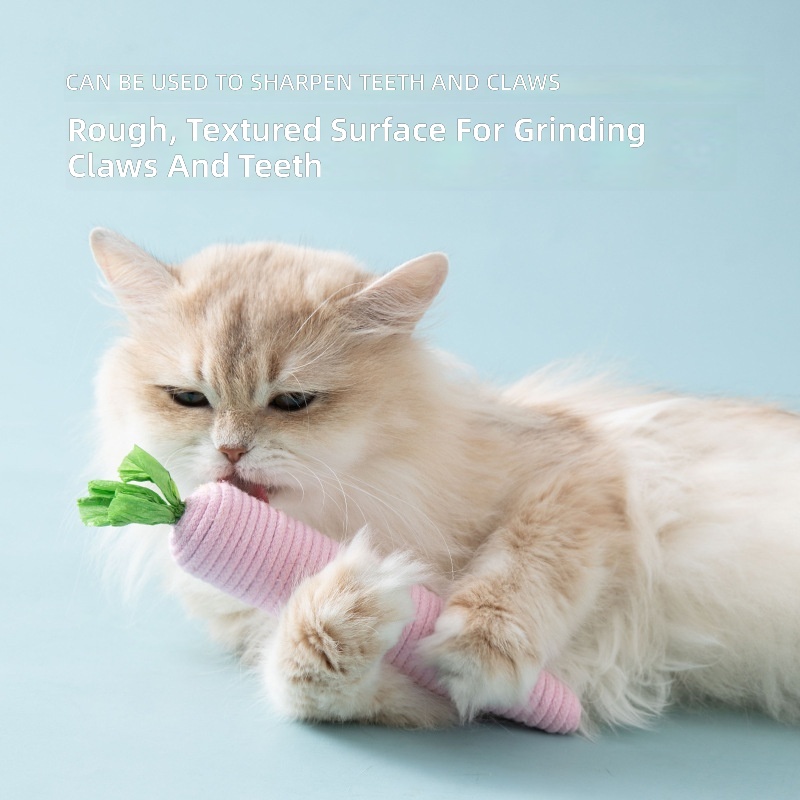 Kimpets Cat Toys to Play - Squeaky Rope Cat Toy for Fun & Interactive Play - Image 3