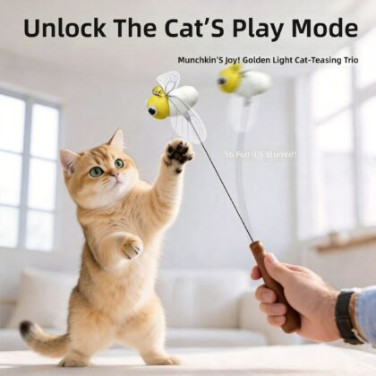 Toys for Cats to Play with Feathers Interactive Cat Toy