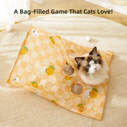 Toys for Cats to Play - Durable Polyester Cat Toys with Interactive Fun
