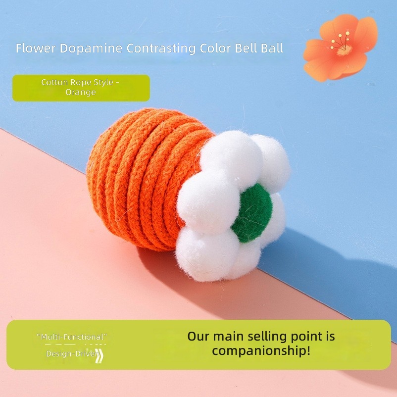 Kimpets Cat Toys to Play - Squeaky Rope Cat Toy for Fun & Interactive Play - Image 12