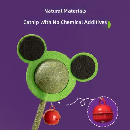 New cat toy cat mint ball lollipop cat stick teeth cleaning cat grass snack supplies wholesale kitten