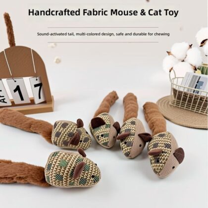 New ringing paper mouse ringing paper cat toy cat interactive self-hi toy Amazon cross-border hot pet manufacturers