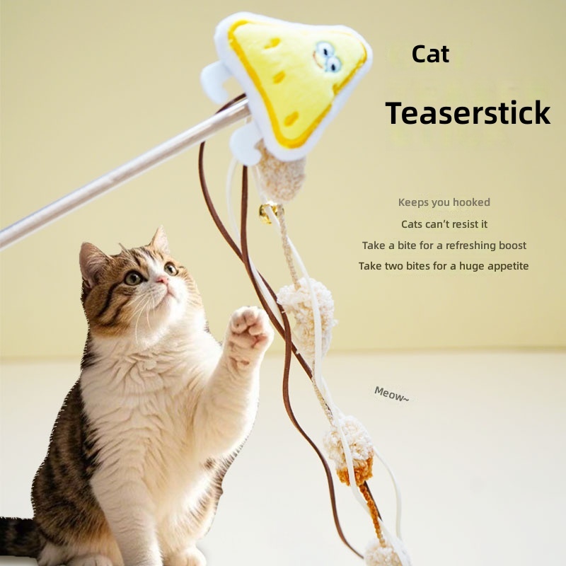 Cat Pet Toys Stick Cute Img 912615697764