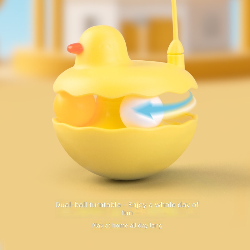 Home Made Cat Toys - Safe Interactive Set with Feather Wand and Ball - Image 3