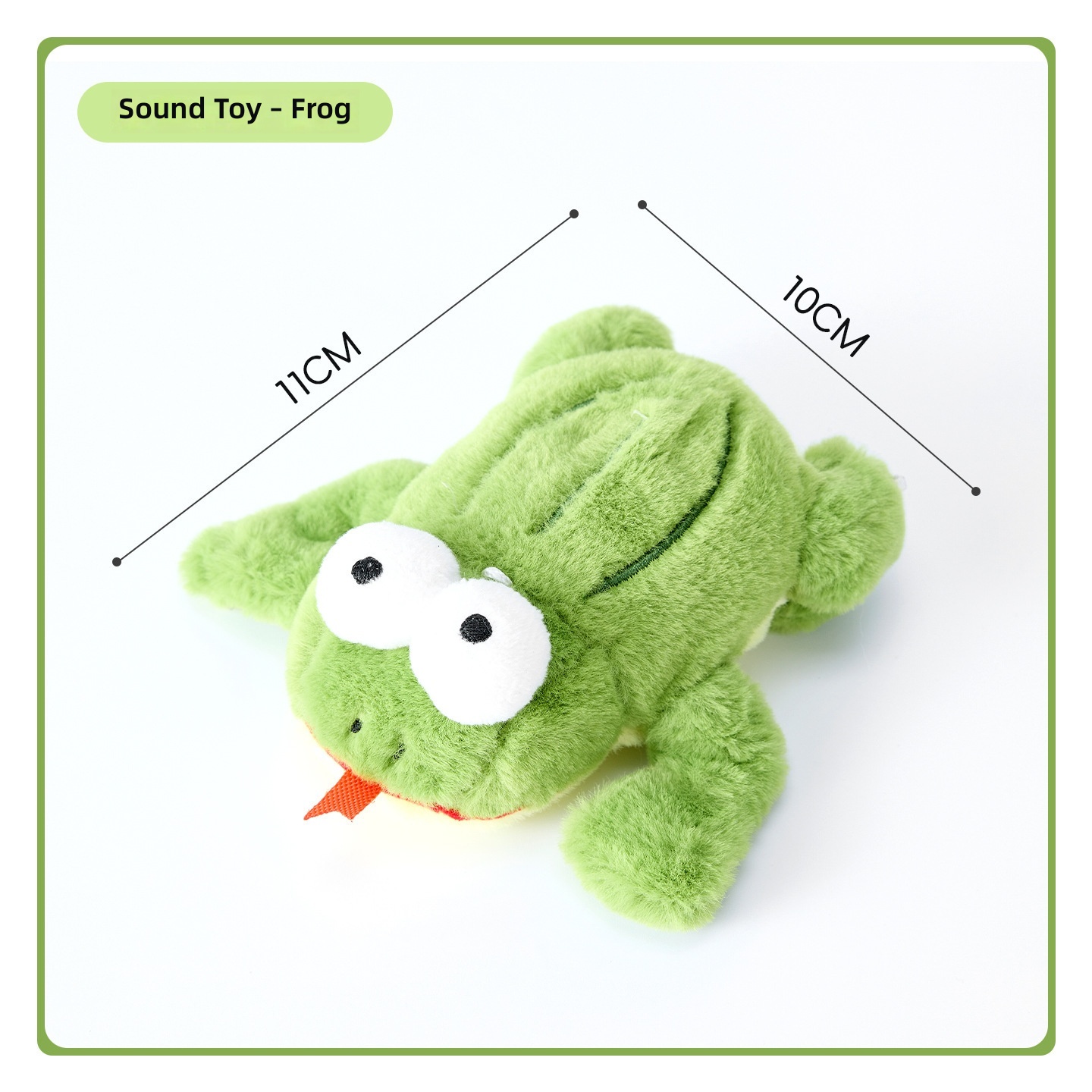 Cat Pet Toys The Little Green Frog Can Be Charged Main 934437731583