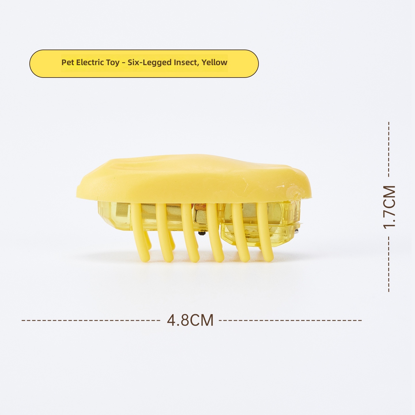 Cat Pet Toys Yellow Bionic Hexapod Main 934441791457