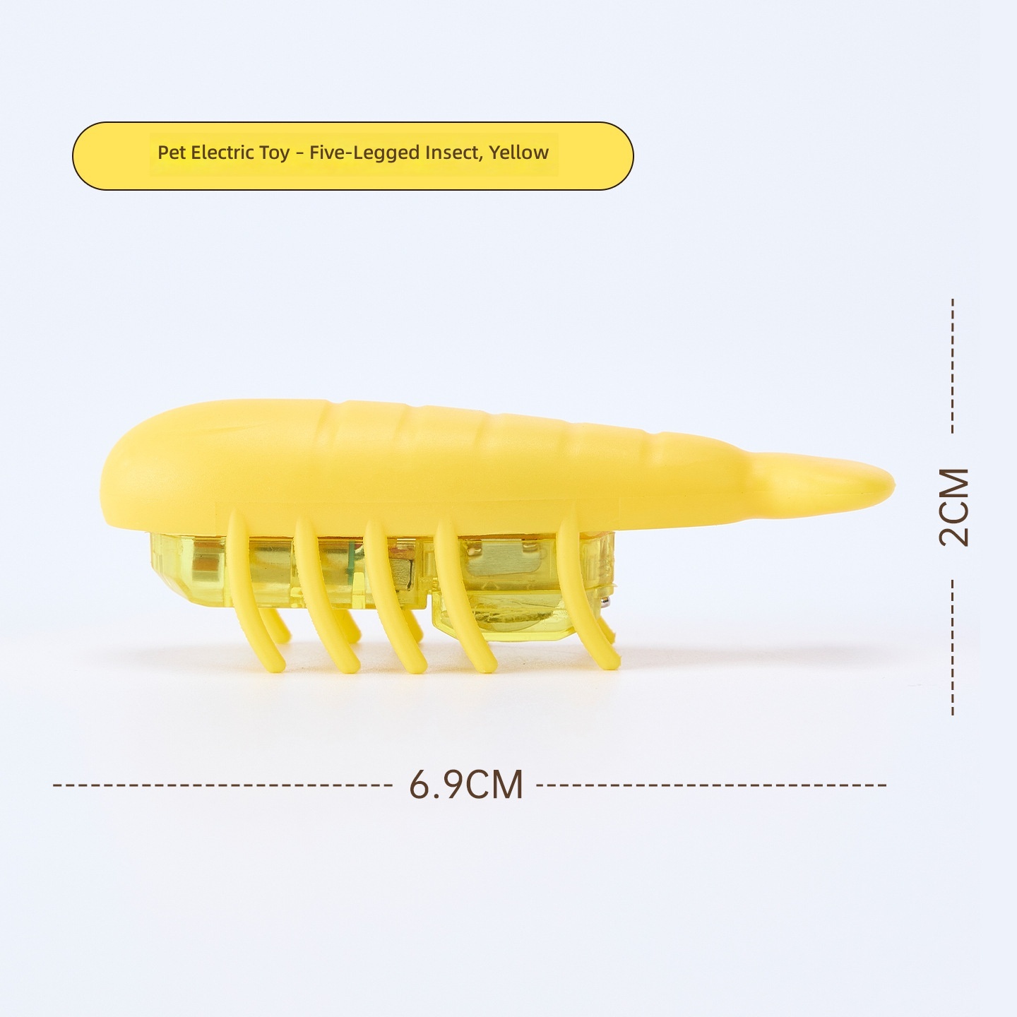 Cat Pet Toys Yellow Bionic Pentapod Main 934441791457