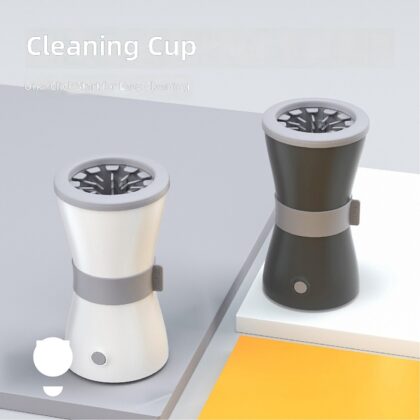 Madden Wheat Bean Pet Foot Washing Cup Small and Medium Dogs One-Button Automatic Electric Cleaning Claw Washing Cleaning Supplies